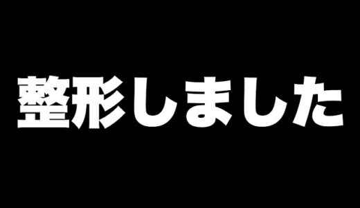 整形しました