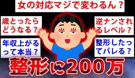 【2ch面白いスレ】男やが美容整形に200万使ったら人生変わったったww【ゆっくり解説】