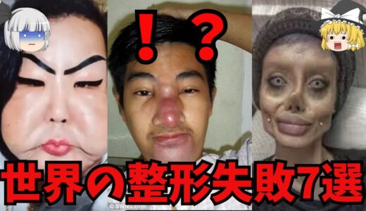 【ゆっくり解説】大惨事！？世界の整形失敗7選