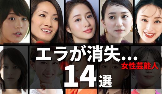 【美容整形？】エラが消えた美女芸能人たち 14選